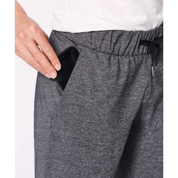 LULULEMON On The Fly Pant Sz 4 Heathered Gray Black - Picture 3 of 10